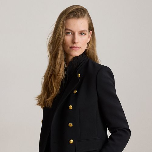 Veste croisée en crêpe sablé - Lauren - Modalova
