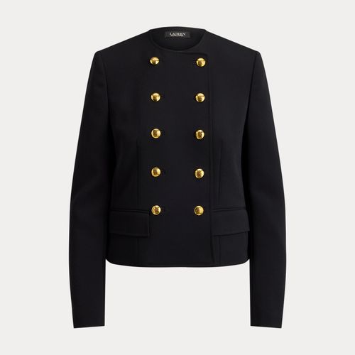 Veste croisée en crêpe sablé - Lauren - Modalova