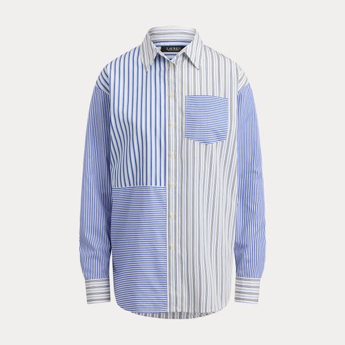 Chemise rayée Relaxed Fit en popeline - Lauren - Modalova