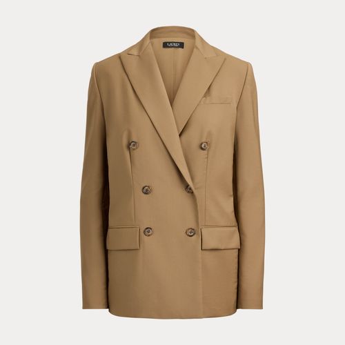 Blazer coupe croisée en laine - Lauren - Modalova