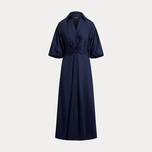 Robe-chemise manches bulle torsadée - Lauren - Modalova