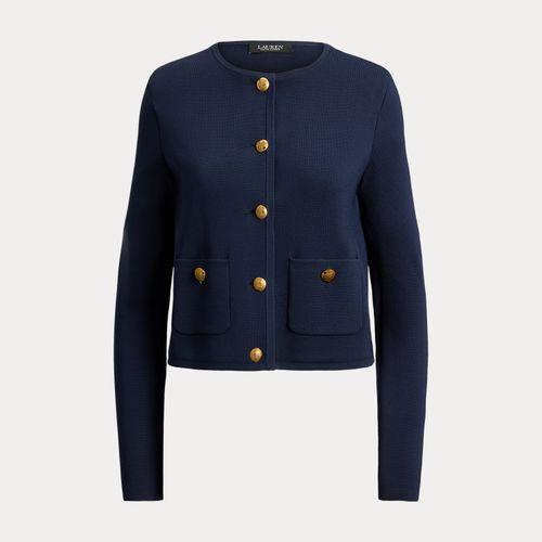 Veste-pull courte à col rond - Lauren - Modalova