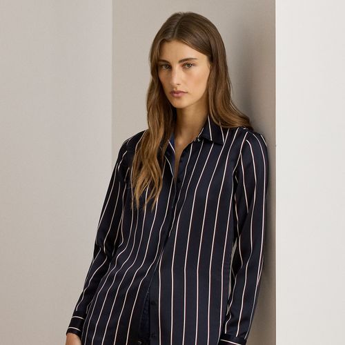 Chemise rayée classique charmeuse satin - Lauren - Modalova
