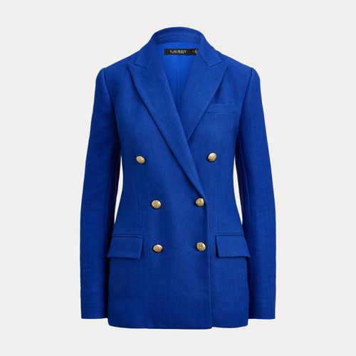 Blazer croisé en lin et coton - Lauren - Modalova