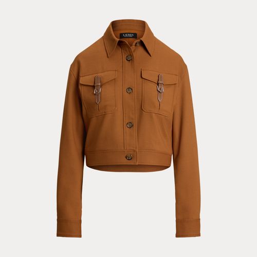 Veste courte en sergé avec boucles - Lauren - Modalova
