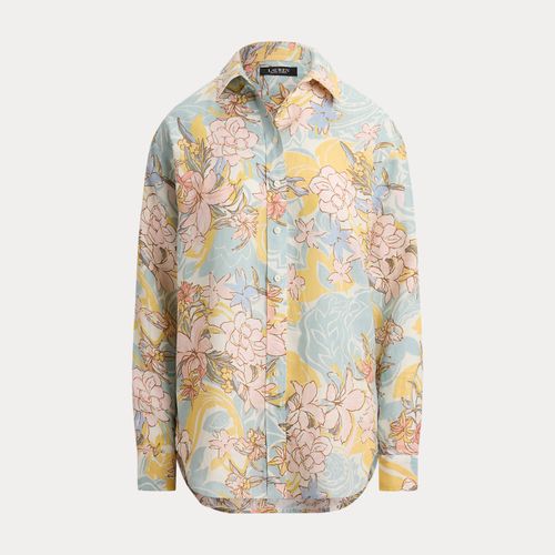 Chemise fleurie Relaxed Fit en lin - Lauren - Modalova