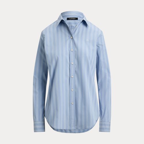 Chemise rayée Classic Fit en popeline - Lauren - Modalova