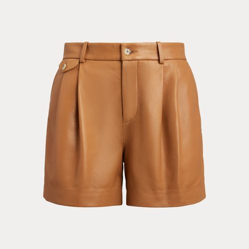 Short à pinces en agneau - Lauren - Modalova