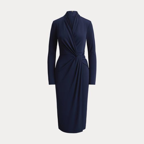 Robe col V croisé devant torsadé jersey - Lauren - Modalova