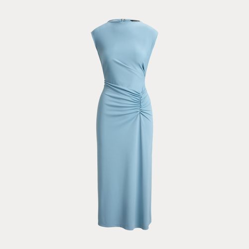 Robe plissée à mancherons en jersey - Lauren - Modalova