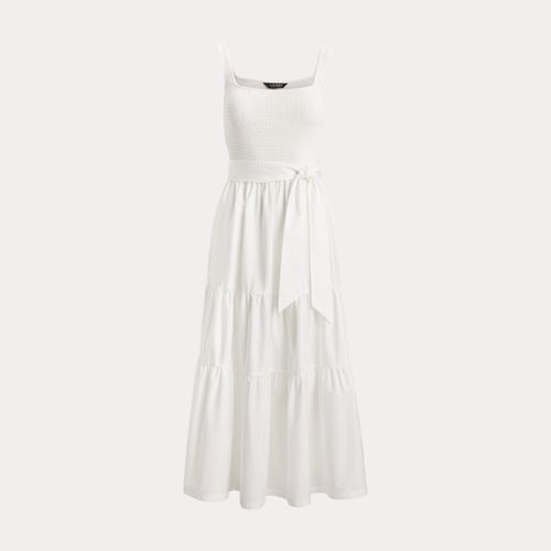 Robe gitane en jersey et popeline - Lauren - Modalova