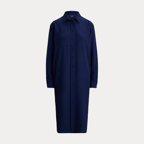Robe-chemise en georgette double face - Lauren - Modalova