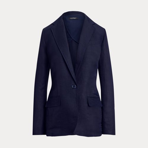 Blazer en sergé de lin mélangé - Lauren - Modalova