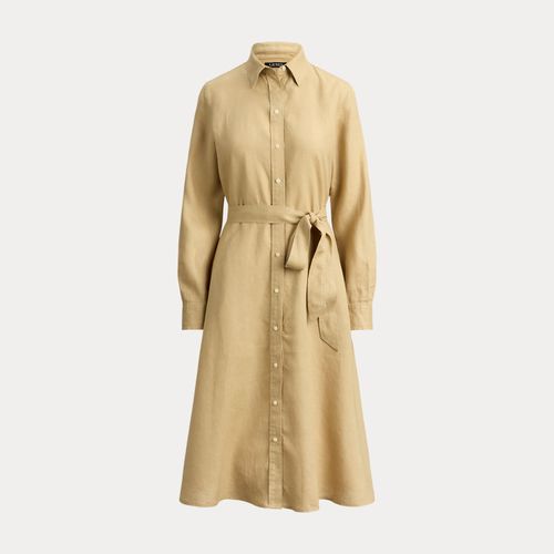 Robe-chemise ceinturée en lin - Lauren - Modalova