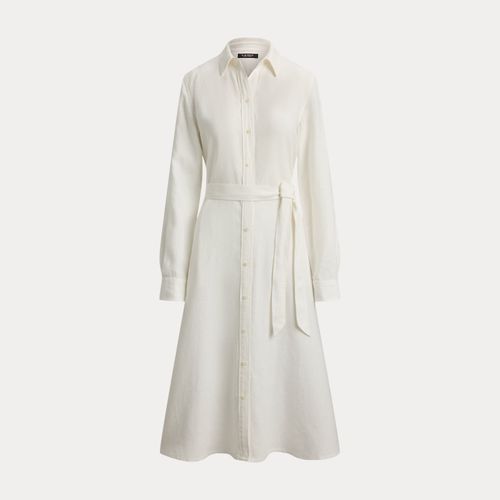 Robe-chemise ceinturée en lin - Lauren - Modalova