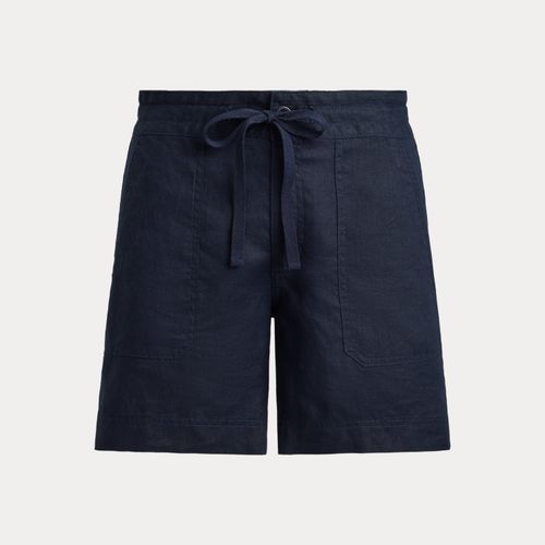 Short large en lin à cordon de serrage - Lauren - Modalova
