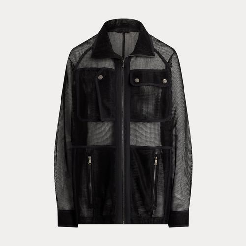 Veste de treillis en piqué - Lauren - Modalova