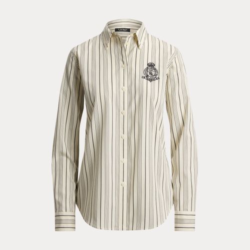 Chemise rayée Classic Fit dobby de coton - Lauren - Modalova