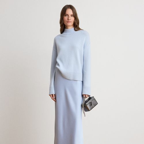 Maxi jupe en charmeuse de satin - Lauren - Modalova