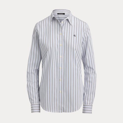 Chemise rayée Classic Fit en popeline - Lauren - Modalova