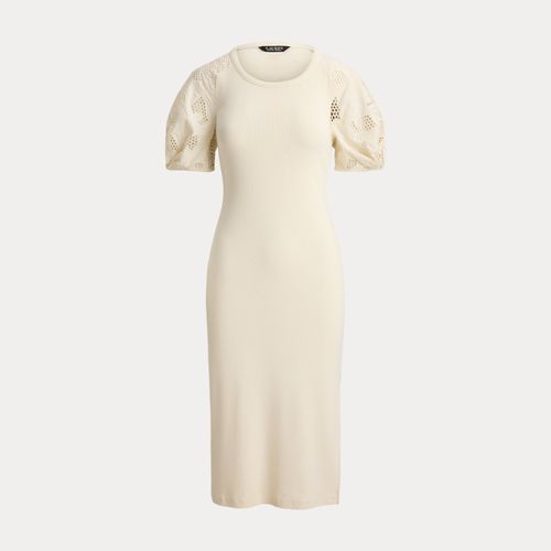 Robe torsadée à manches bouffantes - Lauren - Modalova
