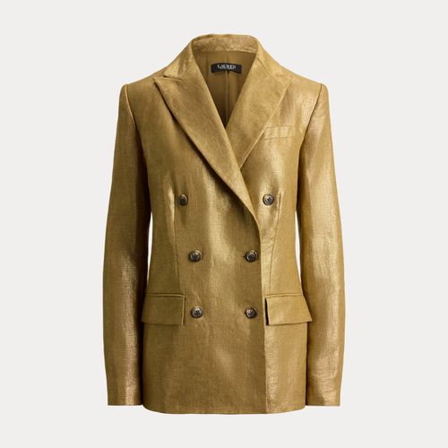 Blazer en lin métallisé - Lauren - Modalova