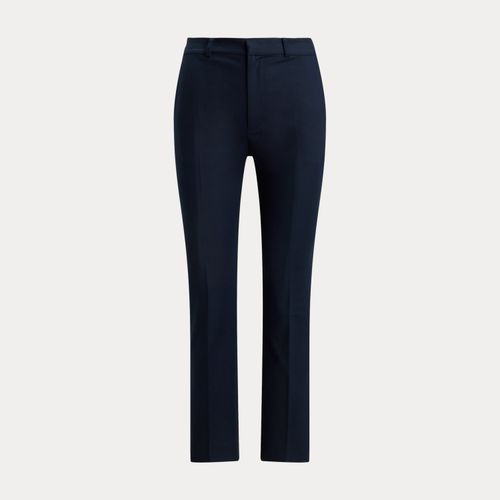 Pantalon slim droit en coton double face - Lauren - Modalova