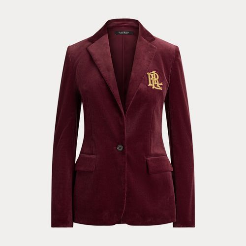Blazer velours côtelé de coton stretch - Lauren - Modalova