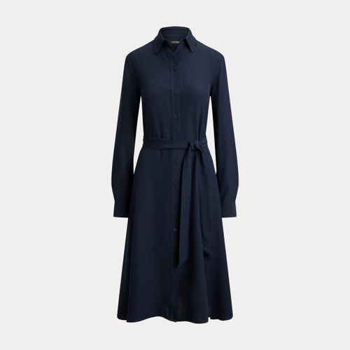 Robe-chemise en georgette double face - Lauren - Modalova