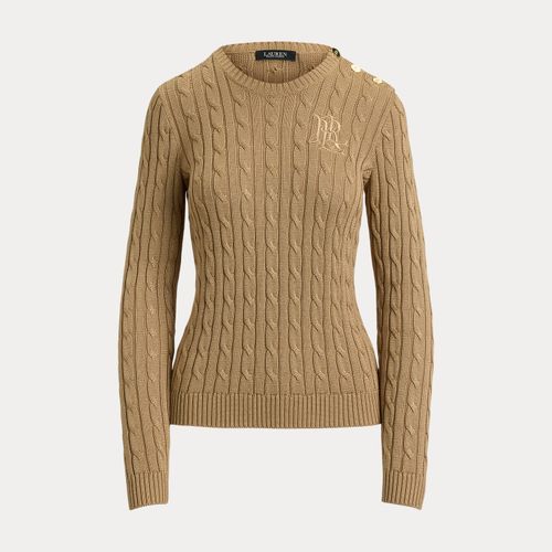 Pull torsadé à boutons - Lauren - Modalova