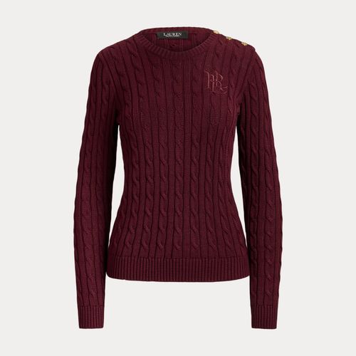 Pull torsadé à boutons - Lauren - Modalova