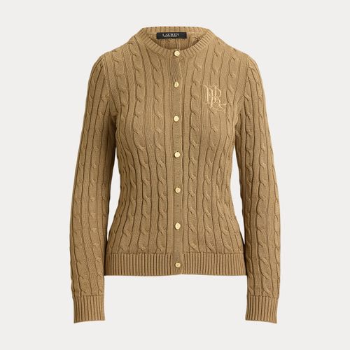 Cardigan en coton mélangé torsadé - Lauren - Modalova