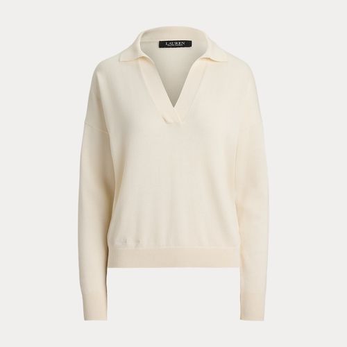 Pull polo en coton et modal - Lauren - Modalova