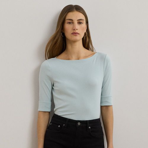 Petite - T-shirt en coton stretch - Lauren Petite - Modalova