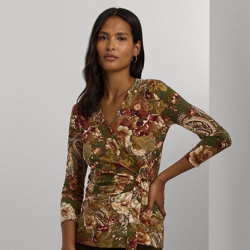 Petite - Haut à motif fleuri en jersey stretch - Lauren Petite - Modalova