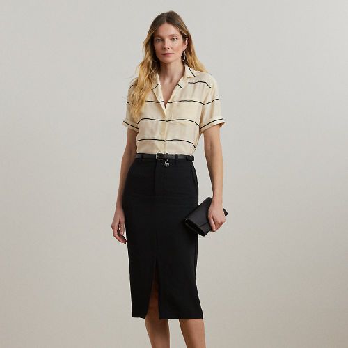 Petite - Jupe crayon en cady stretch - Lauren Petite - Modalova