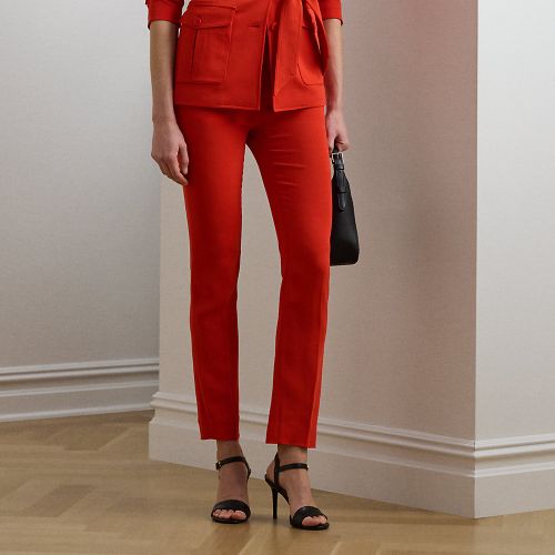 Petite - Pantalon 7/8 en cady stretch - Lauren Petite - Modalova