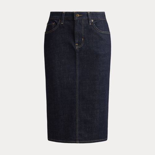 Petite - Jupe crayon en denim - Lauren Petite - Modalova