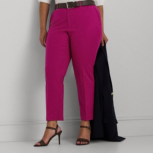 Grandes Tailles - Pantalon en coton stretch double face - Lauren Curve - Modalova