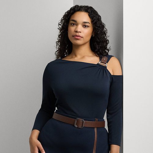 Grandes Tailles - Haut boucle et découpe en jersey stretch - Lauren Curve - Modalova