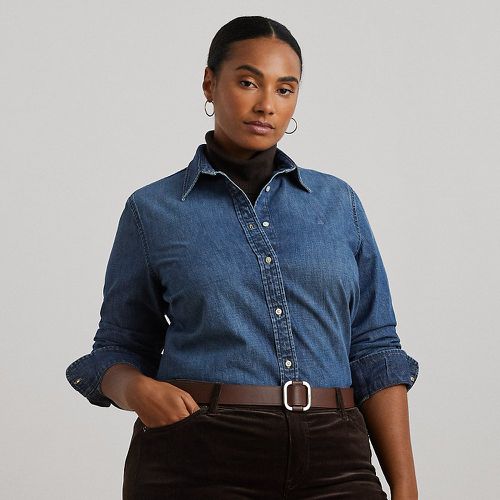 Grandes Tailles - Chemise classique en denim - Lauren Curve - Modalova