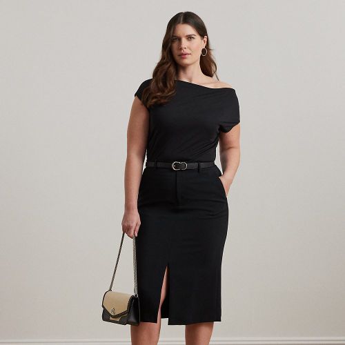 Grandes Tailles - Jupe crayon en cady stretch - Lauren Curve - Modalova