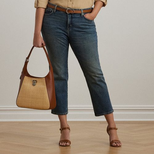 Grandes Tailles - Jean droit 7/8 taille mi-haute - Lauren Curve - Modalova