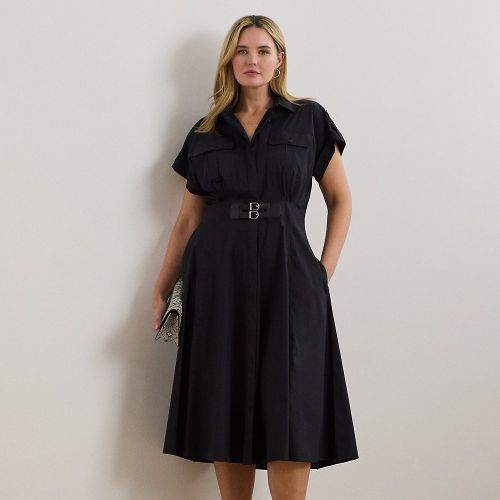 Grandes Tailles - Robe-chemise à boucles en coton - Lauren Curve - Modalova