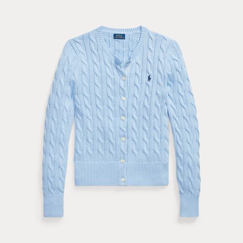 Pull torsadé à manches courtes en coton - Polo Ralph Lauren - Modalova