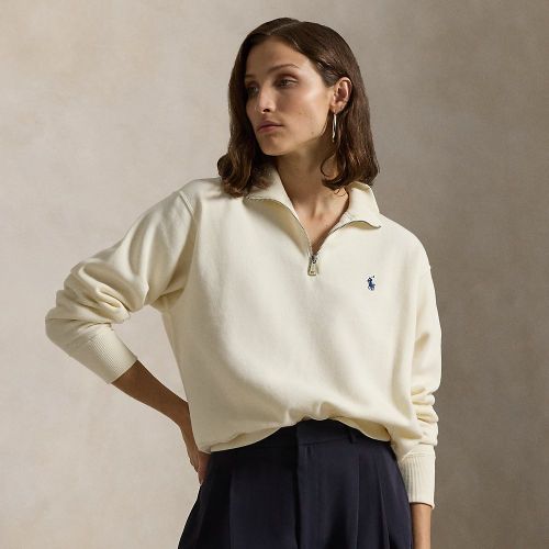 Pull demi-zippé en molleton - Polo Ralph Lauren - Modalova