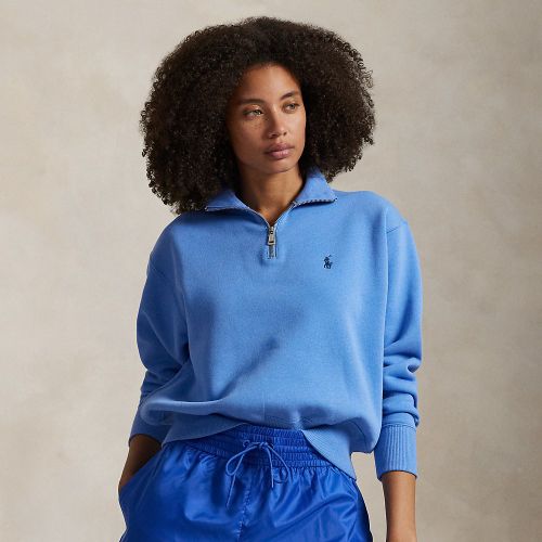 Pull demi-zippé en molleton - Polo Ralph Lauren - Modalova