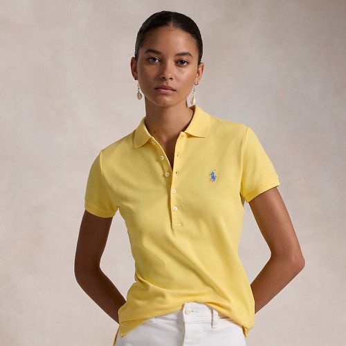 Polo cintré en coton stretch - Polo Ralph Lauren - Modalova