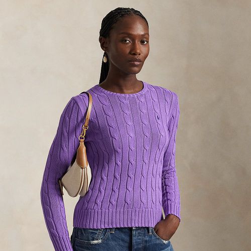 Pull torsadé à col rond en coton - Polo Ralph Lauren - Modalova