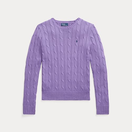 Pull torsadé à col rond en coton - Polo Ralph Lauren - Modalova